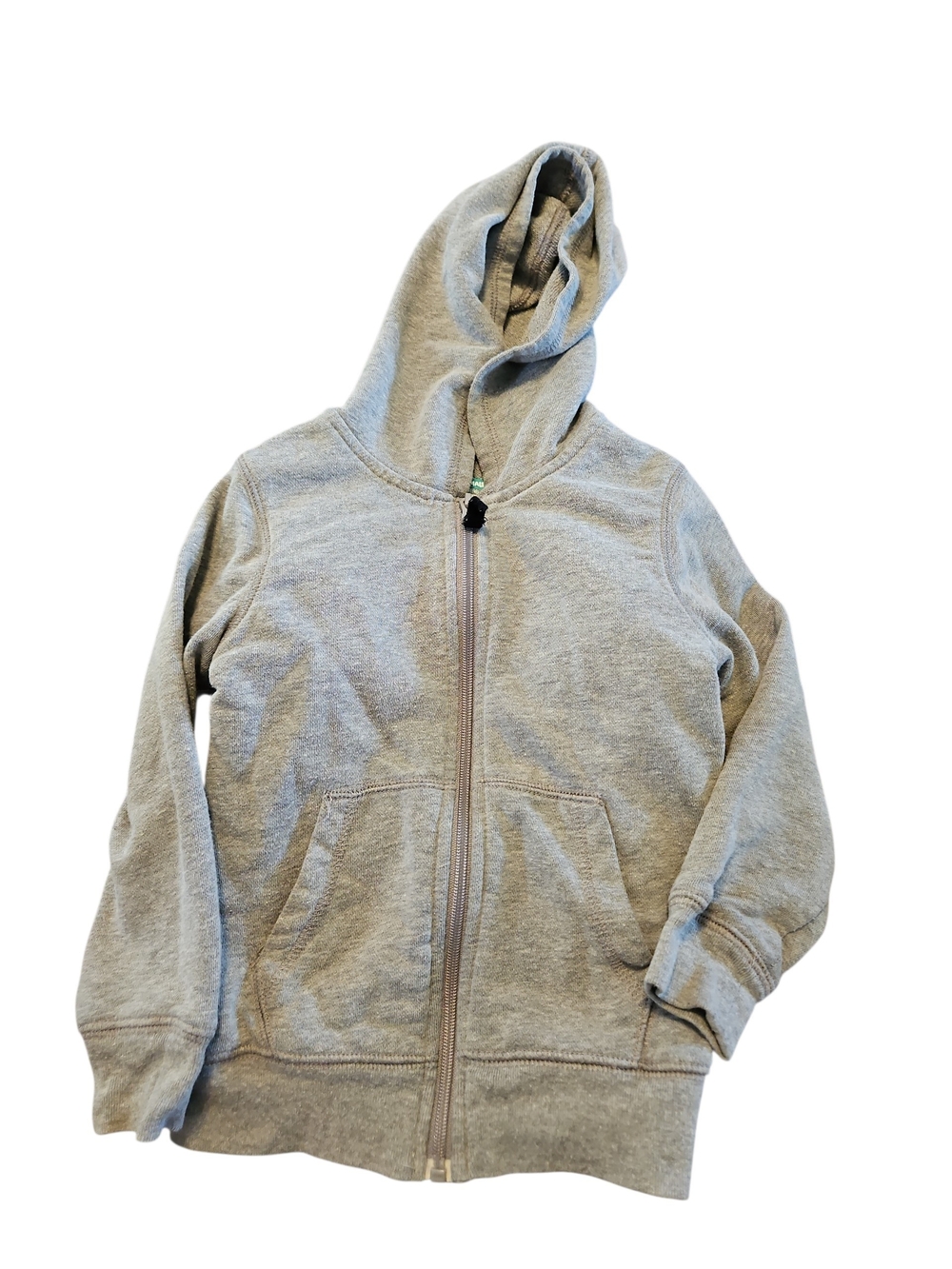 Kids Light Gray Zip-Up Hoodie Sweatshirt Garanimals Size 4t